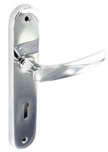 Eleanor Chrome lock handles 195mm - S2860