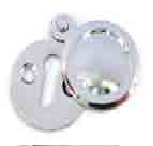 Chrome escutcheon covered 35mm - S2943