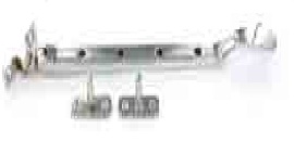 Chrome casement stay 250mm - S2945