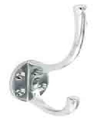 Chrome hat & coat hook 125mm - S2980