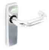 Aluminium latch handles polished 150mm - S3021