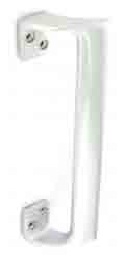 Aluminium oval grip pull handle bright 300mm - S3123