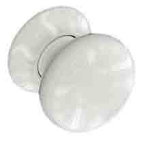 Ceramic door knobs White 60mm - S3280