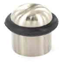 Brushed Nickel concealed fix door stop 30mm - S3435