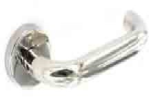 Polished Stainless Steel latch handles SAFETY 50mm - S3451