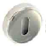 Polished Stainless Steel escutcheons 50mm - S3471