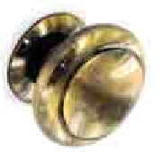 Brass Antique cupboard knobs AN 30mm - S3563