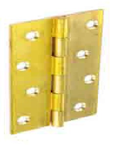 Brass butt hinges self colour 25mm - S4201