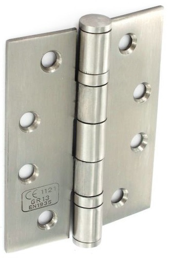 St.Steel B.B. Hinges Satin 100mm - S4296X