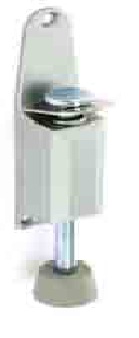 Kick down door stop Brassed 125mm - S5170