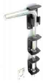 Garage door bolt Black 375mm - S5194