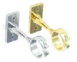 Centre brackets Chrome plated 19mm - S5550