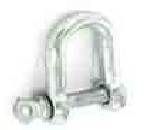 Dee shackle Zinc plated 5mm - S5689