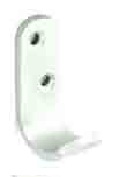 Coat hook Aluminium 4mm 50mm - S6102