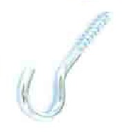 Screw hooks Zinc plated 55mm - S6241