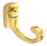 Brass tieback hooks small 30mm - S6531