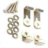 Mirror brackets adjustable Nickel plated - S6810