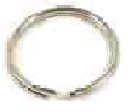 Split rings Nickel plated 25mm internal 30mm - S6886