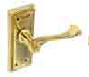 Georgian latch handles 100mm - S7101