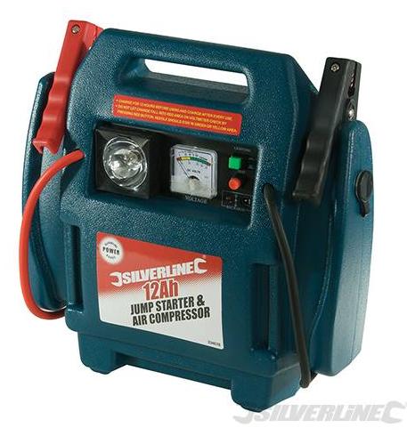 Silverline - Jump Starter & Air Compressor - 234578 - SOLD-OUT!! 