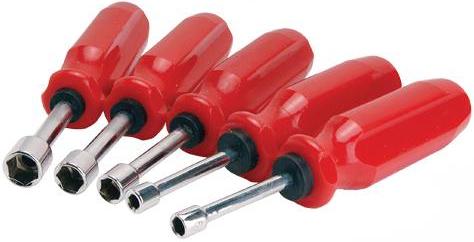 Silverline - 5PCE STUBBY NUT DRIVER SET - 128675