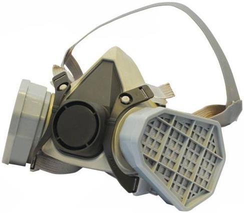 Silverline - 28 HALF MASK RESPIRATOR (TWIN FILTER) - 140816 - DISCONTINUED