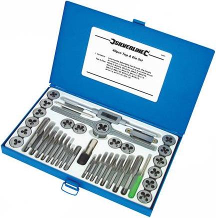 Silverline - 40PCE EXPERT TAP & DIE SET - 186811