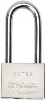 Silverline - LONG SHACKLE STEEL PADLOCK (40MM) - 199876