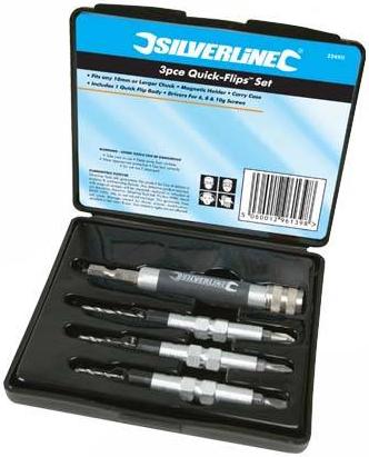 Silverline - 3PCE OF QUICK-FLIP SET - 224511