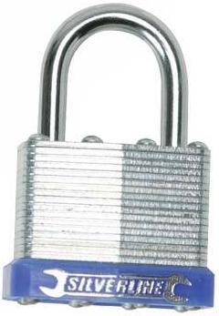 Silverline - LAMINATED PADLOCK (64MM) - 590587