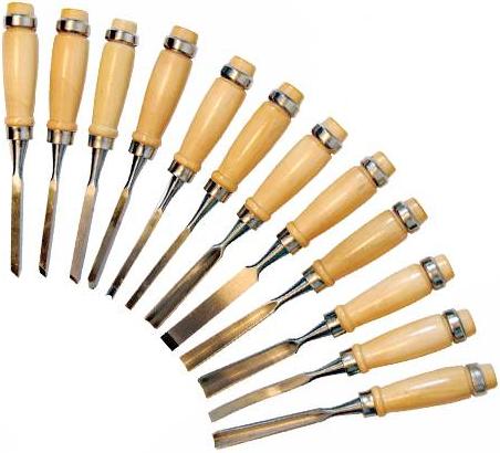 Silverline - 12PCE CARVING CHISEL SET - 250241