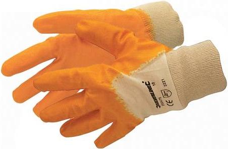 Silverline - NITRILE GLOVE OPEN COATED INTERLOCK LINER - 282475