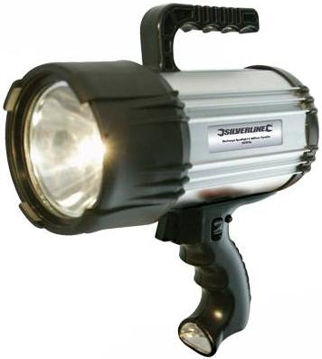 Silverline - 2 MILLION CANDLE RECHARGEABLE SPOT LIGHT - 282556