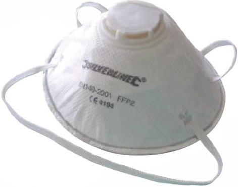 Silverline - MOULDED VALVED DUST MASK PK10 - 282590 - SOLD-OUT!!