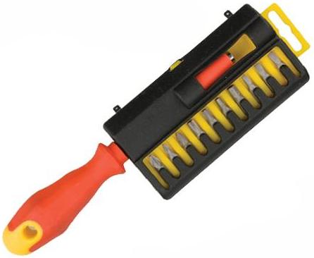 Silverline - 10PCE INSULATED SCREWDRIVER SET (INSULATED SCREWDRIVER SET) - 282614