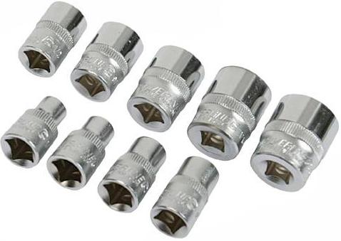 Silverline - 9PC SET 3/8INCH DRIVE AF SOCKETS - 427562