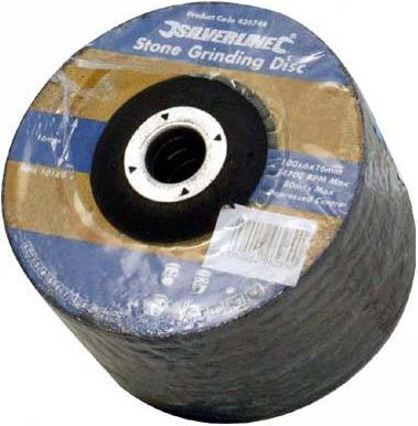 Silverline - STONE GRINDING DISCS DEPRESSED 100X16MM - 436749