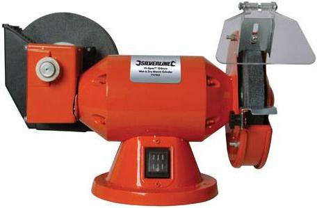 Silverline - WET AND DRY BENCH GRINDER (200W) - 446113 DISCONTINUED Silverline - WET AND DRY BENCH GRINDER (200W) - 446113 DISCONTINUED
