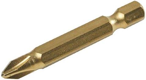 Silverline - NO.2 10PK 50MM GOLD BIT S2 - 508821