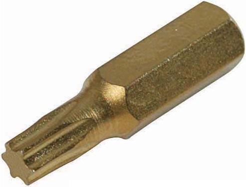 Silverline - TORX 10PK 25MM GOLD BIT T5 - 969737