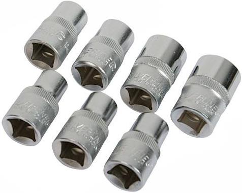 Silverline - 7PC SET 1/2INCH DRIVE METRIC SOCKETS - 598447