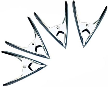 Silverline - 4 PK STALL CLIPS - 630014