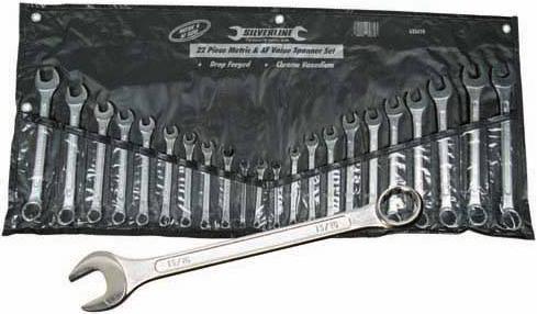 Silverline - 22PCE COMBINATION SPANNER SET - 633470