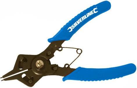 Silverline - REVERSIBLE CIRCLIP PLIER - 633719