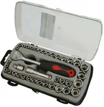 Silverline - 39PCE COMPACT SOCKET SET - 633754