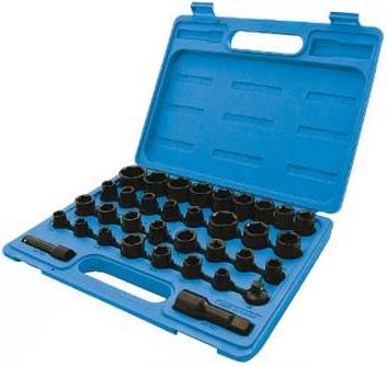 Silverline - 35PCE IMPACT SOCKET SET - 633802