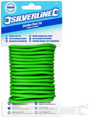 Silverline - GARDEN FLEXI TIES 4.8MM X 5M - 868820