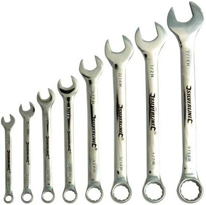 Silverline - 8PCE WHITWORTH SPANNER SET - 633967