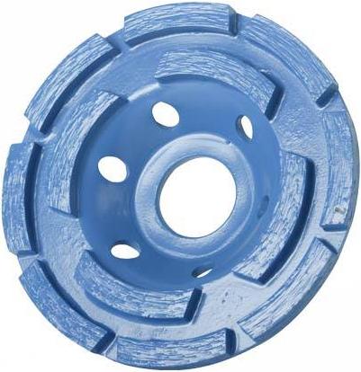 Silverline - DOUBLE ROW CONCRETE GRINDING DIAMOND DISC - 656592