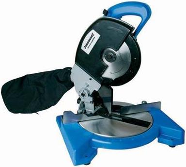 Silverline sliding shop mitre saw
